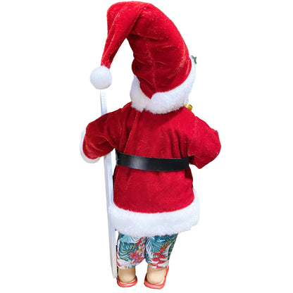 10-Inch Beach Surfer Santa Holiday Figure - Image 2