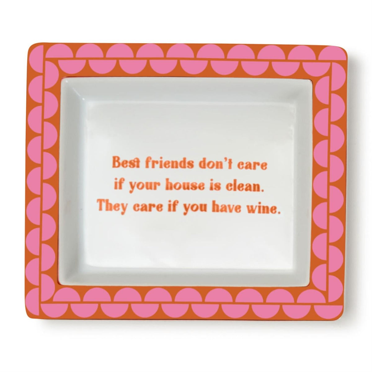 Porcelain Desk Trinket Trays with Sayings Set of 6 - Image 4