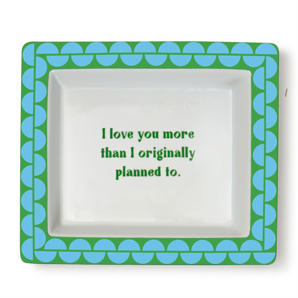 Porcelain Desk Trinket Trays with Sayings Set of 6 - Image 5