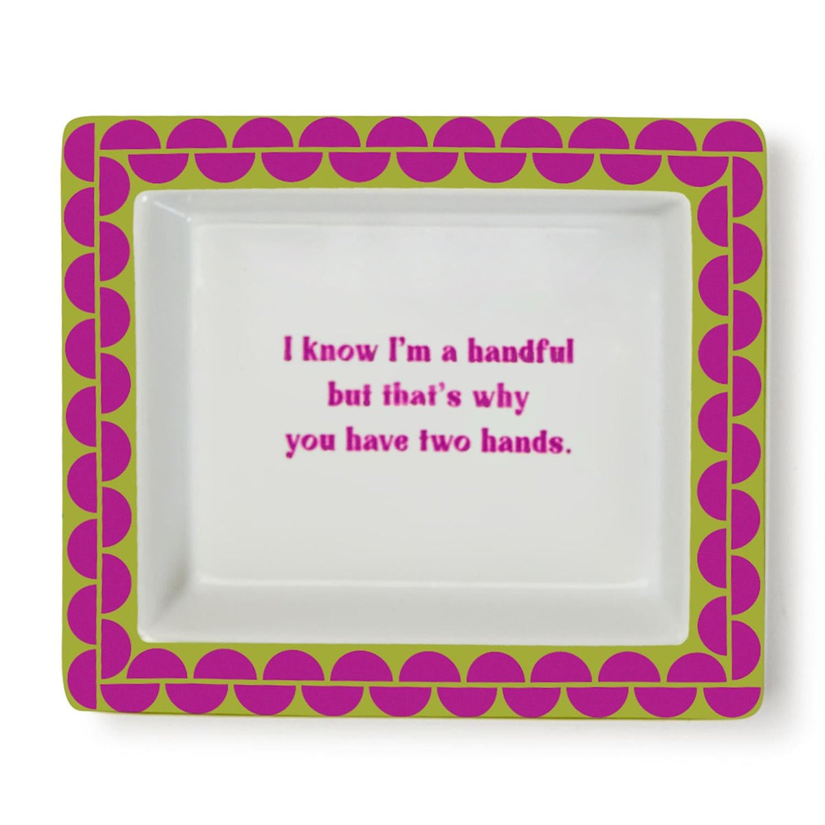 Porcelain Desk Trinket Trays with Sayings Set of 6 - Image 8