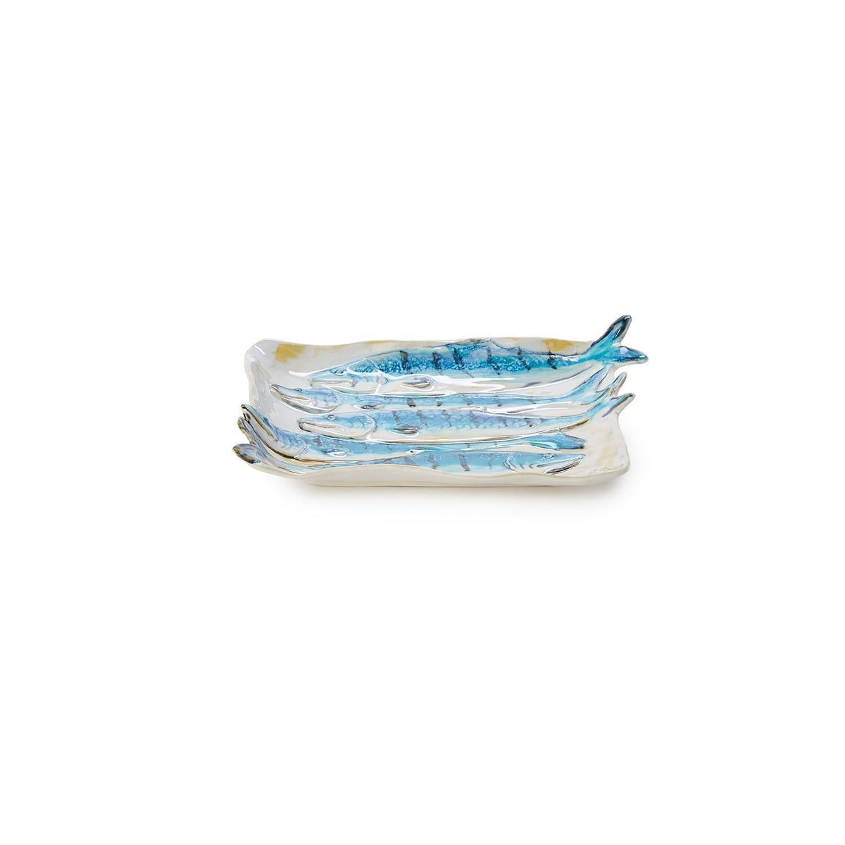 Fish-Shaped Stoneware Appetizer Plates Set of 2 - Image 9