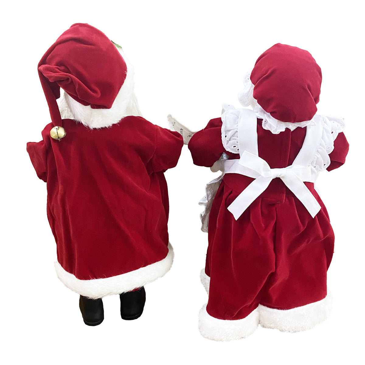 15-Inch Mr. and Mrs. Claus Holiday Figure Set of 2 - Image 3