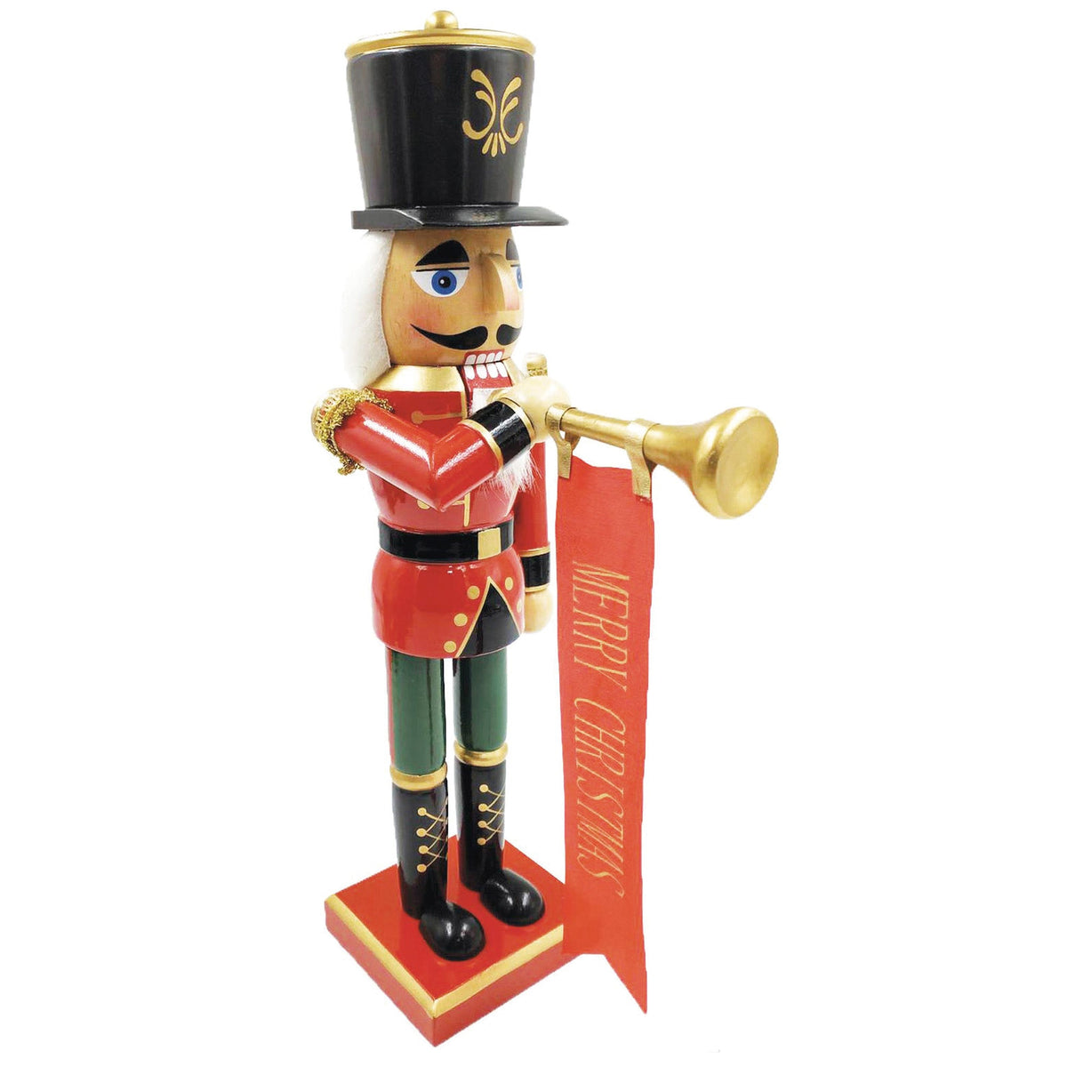 14-Inch Bugler Christmas Nutcracker Figure